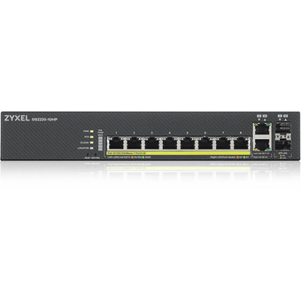  Коммутатор Zyxel NebulaFlex Pro GS2220-10HP (GS2220-10HP-EU0101F) 10G 8PoE+ 180W управляемый 