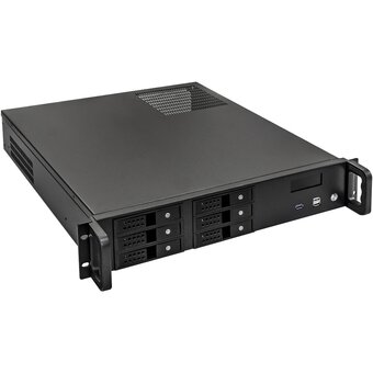  Корпус Exegate Pro 2U480-HS06 EX279753RUS RM 19", высота 2U, глубина 480, БП 500ADS, 6xHotSwap, USB 