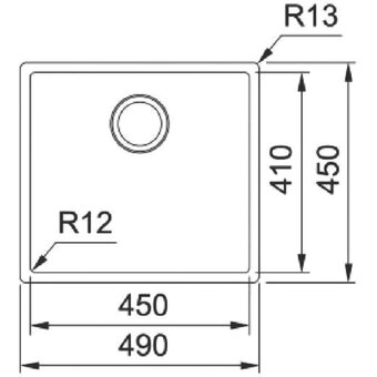  Мойка FRANKE BXX 210-45 127.0679.183 нерж полир 