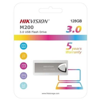  USB-флешка HIKVision M200 U3 (HS-USB-M200 128G U3) 128GB USB 3.0, Алюминий 