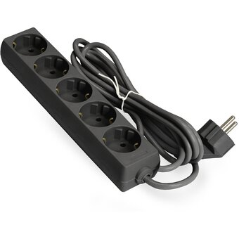 Удлинитель ExeGate ECE-5-3B (EX285822RUS) 5 евророзеток, 3м, черный 