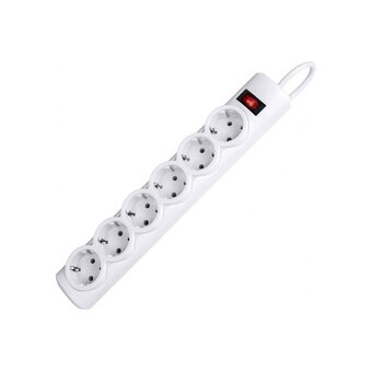  Сетевой фильтр Defender DFS 153 (99490) 3m (6 роз) white 