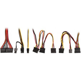 Блок питания ExeGate ES261569RUS-PC 500W UNS500, ATX, PC, 12cm fan, 24p+4p, 6/8p PCI-E, 3xSATA, 2xIDE, FDD + кабель 220V 