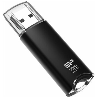  USB-флешка Silicon Power Helios H02 (SP032GBUF2H02V1K) 32Gb USB 2.0, Черный 