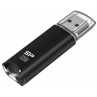  USB-флешка Silicon Power Helios H02 (SP032GBUF2H02V1K) 32Gb USB 2.0, Черный 