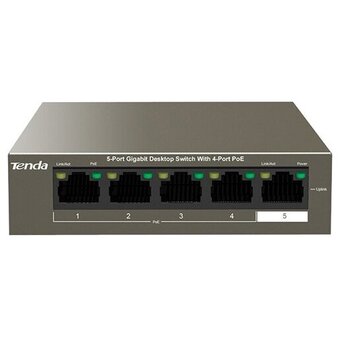  Коммутатор TENDA TEG1105P-4-63W 5Port 1000M 4POE 