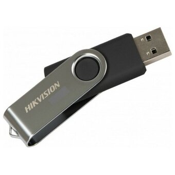  USB-флешка HIKVision M200S (HS-USB-M200S 16G) 16GB USB 2.0, Черный/Серебристый 
