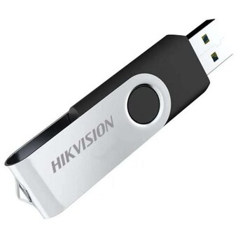  USB-флешка HIKVision M200S (HS-USB-M200S 16G) 16GB USB 2.0, Черный/Серебристый 