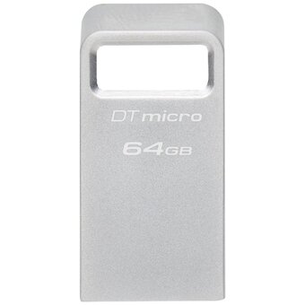  USB-флешка Kingston DataTraveler Micro (DTMC3G2/64GB) 64GB 200MB/s Metal USB 3.2 Gen 1 
