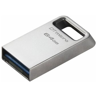  USB-флешка Kingston DataTraveler Micro (DTMC3G2/64GB) 64GB 200MB/s Metal USB 3.2 Gen 1 