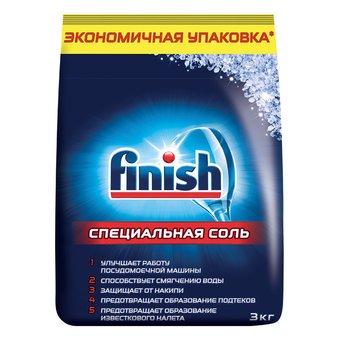  Соль Finish 3кг (3072341) для посудомоечных машин 