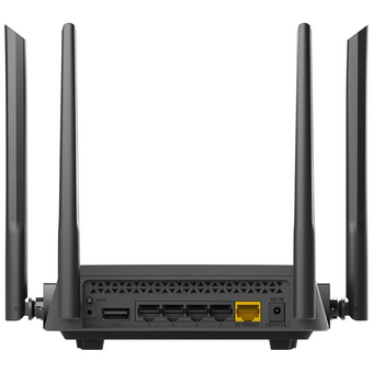  Роутер D-Link (DIR-825/RU/R5) AC1200 10/100/1000BASE-T черный 
