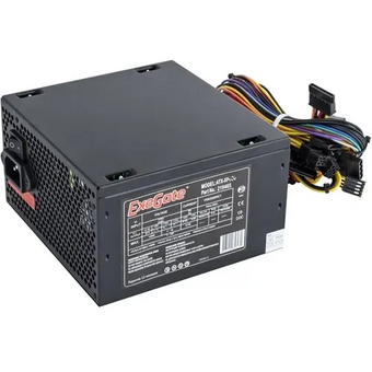  Блок питания ExeGate EX259603RUS-PC 650W XP650 (ATX, PC, 12cm fan, 24pin, 4pin, PCIe, 3xSATA, 2xIDE, FDD, black, кабель 220V) 