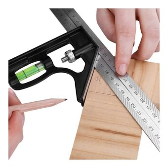  Угольник строительный DEKO DKM300 30см, 45 90 