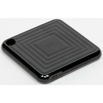  SSD Silicon Power PC60 (SP010TBPSDPC60CK) 1TB, External, USB 3.2 Type-C R/W - 540/500 MB/s черный 