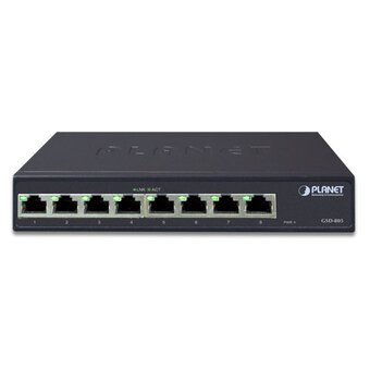  Коммутатор Planet Soho GSD-805 8-Port 1000Base-T Desktop Gigabit Ethernet Switch - Internal Power 