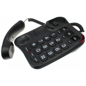  Телефон TEXET TX-214 (126624) черный 