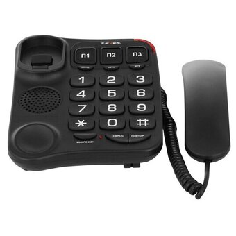  Телефон TEXET TX-214 (126624) черный 