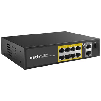  Коммутатор NETIS P110GH 10/100M 10Port 8POE+2XGE+SFP 