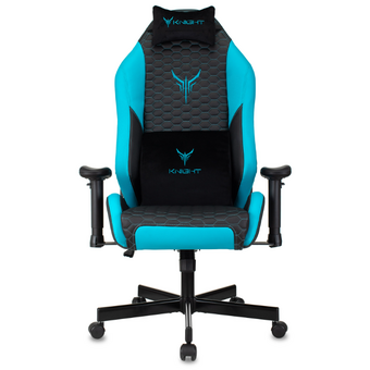  Кресло Knight Neon LBlue черный/голубой 