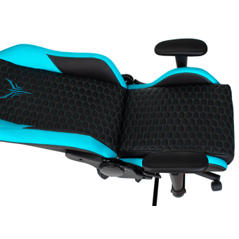  Кресло Knight Neon LBlue черный/голубой 