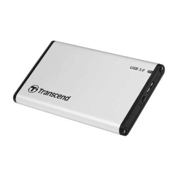  Внешний корпус для SSD/HDD Transcend StoreJet 25S3 (TS0GSJ25S3), SATA III 2.5",USB 3.1 Gen 1,Enclosure Kit,Серебристый 