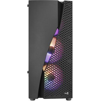  Корпус Aerocool Wave-G-BK-v2 (ACCM-PV35043.11) черный без БП mATX 3x120mm 1xUSB2.0 2xUSB3.0 audio 