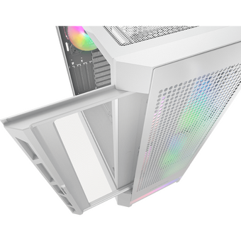  Корпус Cougar Airface RGB White, 2х140мм + 1x120mm ARGB Fan, ARGB Fan Hub, без БП, белый, ATX 