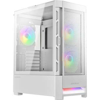  Корпус Cougar Airface RGB White, 2х140мм + 1x120mm ARGB Fan, ARGB Fan Hub, без БП, белый, ATX 