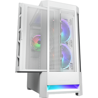  Корпус Cougar Airface RGB White, 2х140мм + 1x120mm ARGB Fan, ARGB Fan Hub, без БП, белый, ATX 