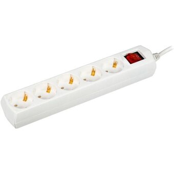  Удлинитель IEK У05В Generica (WYP10-10-05-03-ZK-G) 5 мест 2P PE/3м 