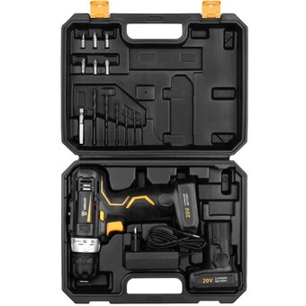  Дрель-шуруповерт DEKO GCD20DU3 (063-4144) 20В, 1*2.0Ач 