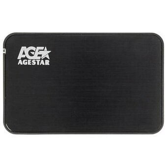  Внешний корпус AgeStar 3UB2A8 Black для HDD 2.5" SATA II пластик/алюминий черный 