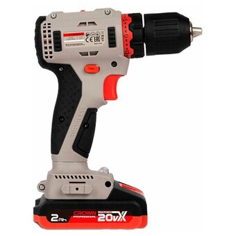  Дрель-шуруповерт аккум CROWN CT21091HX-2 BMC(2А*20 Li) 