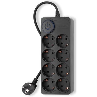  Сетевой фильтр Ippon BK-8-EU-3-16-B (3м 8 розеток черный) 