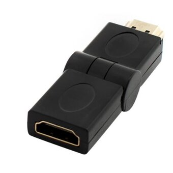  Штекер OXION OX-HDMIADP-034, HDMI поворотный (черный) 