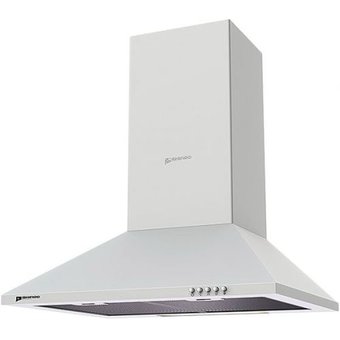  Вытяжка Shindo Reya 60 W белый (кнопочное 1 мотор) 