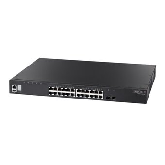  Коммутатор Edge-corE ECS4620-28P 24 x GE + 2 x 10G SFP+ ports + 1 x expansion slot (for dual 10G SFP+ ports) 