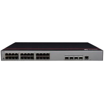  Коммутатор Huawei S5735-L24T4S-A1 (98011306 BSW) 24*10/100/1000BASE-T ports, 4*GE SFP ports, AC power, S57XX-L Series Basic SW, Per Device 