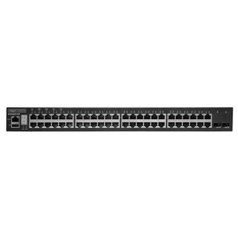  Коммутатор Edge-corE (ECS4620-52P) 48 x GE + 2 x 10G SFP+ ports + 1 x expansion slot L3 Stackable Switch, 1 x RJ45, 1 x USB-A 