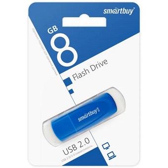  USB-флешка SMARTBUY Scout (SB008GB2SCB) UFD 2.0 008GB Blue 