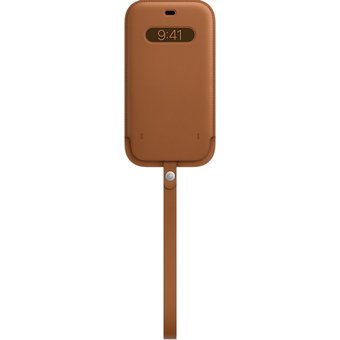  Чехол (футляр) Apple для Apple iPhone 12 Pro Max Leather Sleeve with MagSafe золотисто-коричневый (MHYG3ZE/A) 