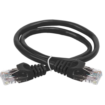  Патч-корд ITK PC09-C5EU-2M кат.5E UTP 2м черный 