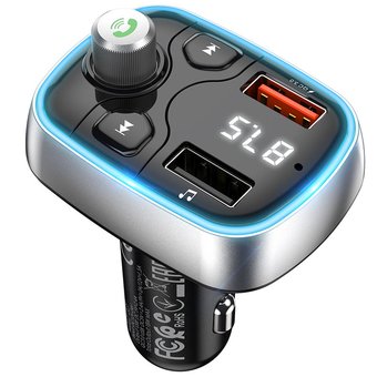  АЗУ Bluetooth FM трансмиттер Borofone BC32 Sunlight, black 