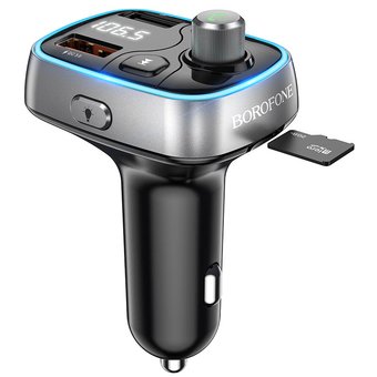 АЗУ Bluetooth FM трансмиттер Borofone BC32 Sunlight, black 