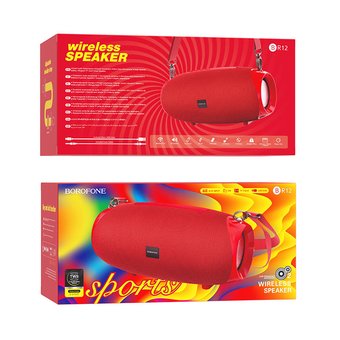  Портативная колонка Borofone BR12 Amplio sports red 
