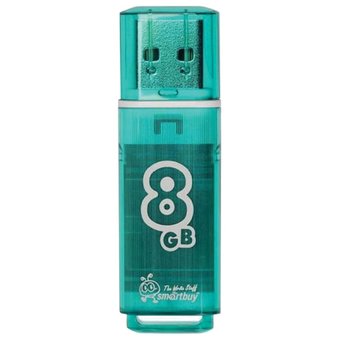  USB-флешка Smartbuy 8GB Glossy Series Green 
