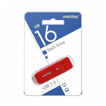  USB-флешка Smartbuy 16GB Dock Red 