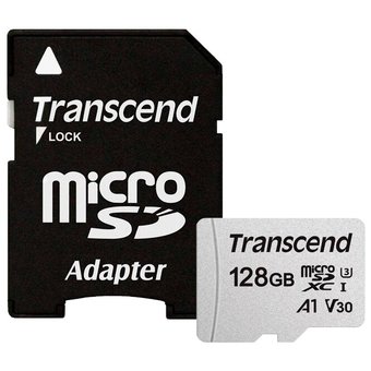  Карта памяти Transcend 128GB TS128GUSD300S-A 
