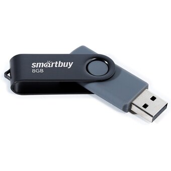 USB-флешка SMARTBUY Twist (SB008GB2TWK) UFD 2.0 008GB Black 